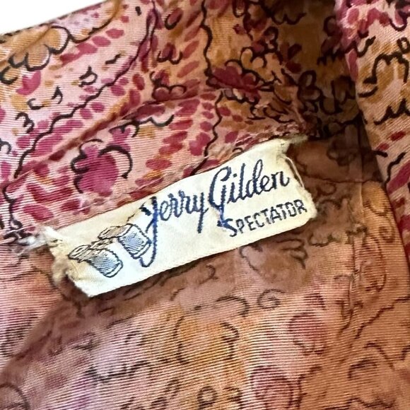 Jerry Gilden Spectator Floral Print Vintage Retro Dress 1950s Size Small Women's - Picture 11 of 11
